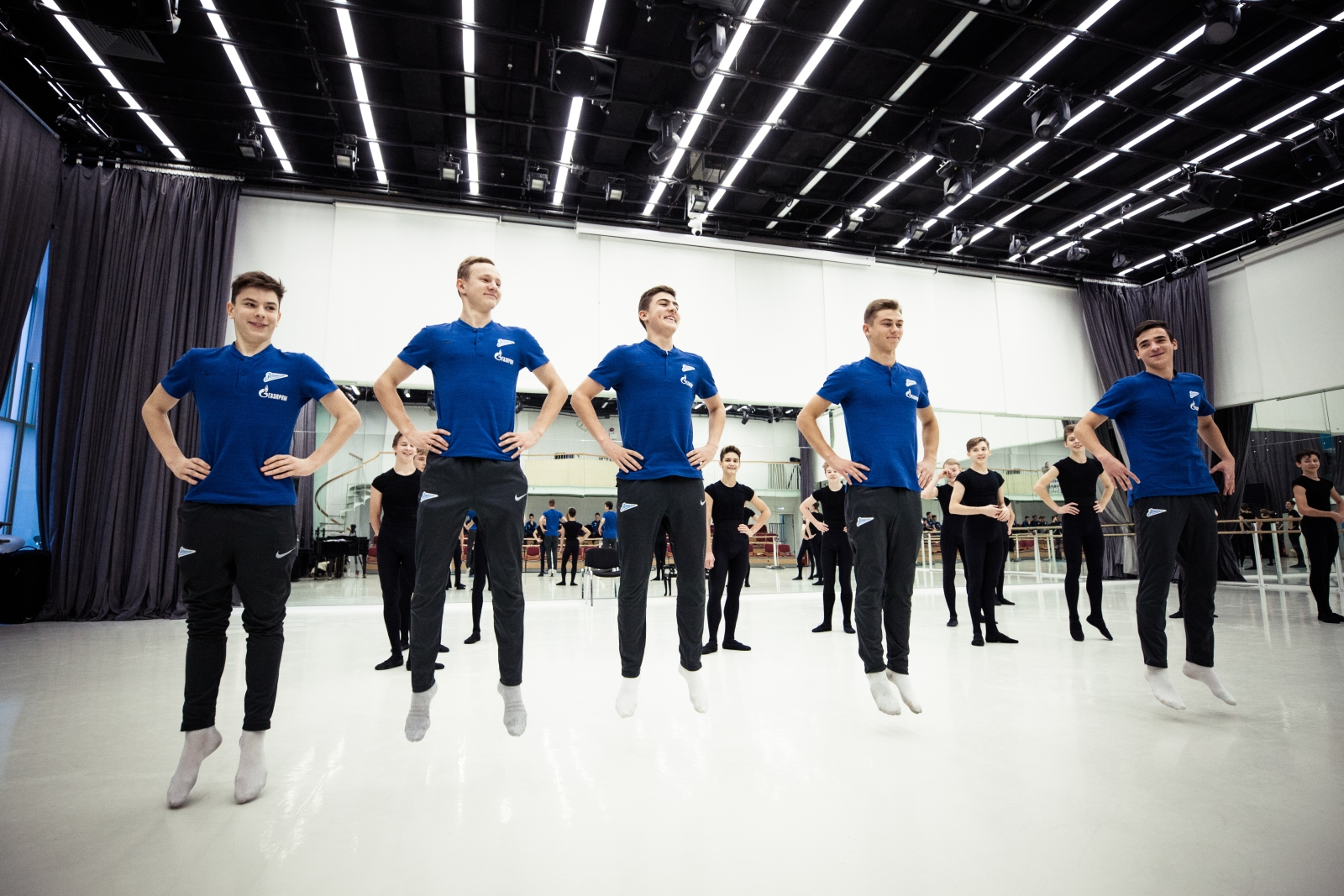 Команда «Газпром»-Академии 2003 года рождения в Академии танца Бориса Эйфмана