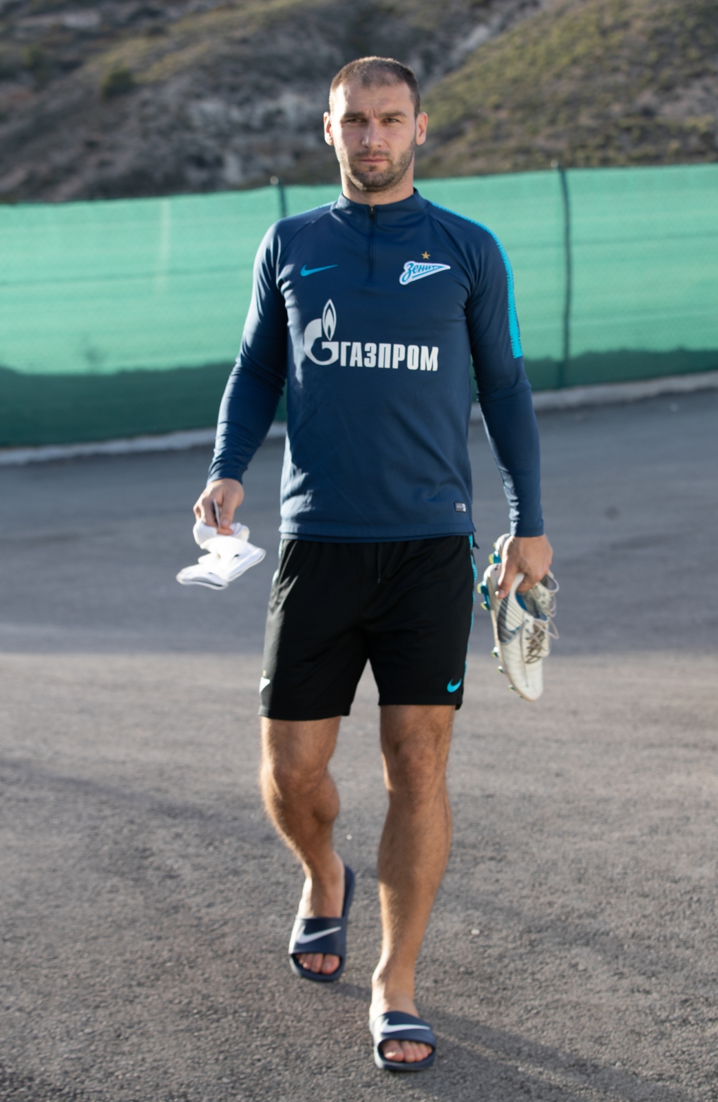 «Газпром»-тренировочные сборы в Испании: 31 января, вечерняя тренировка