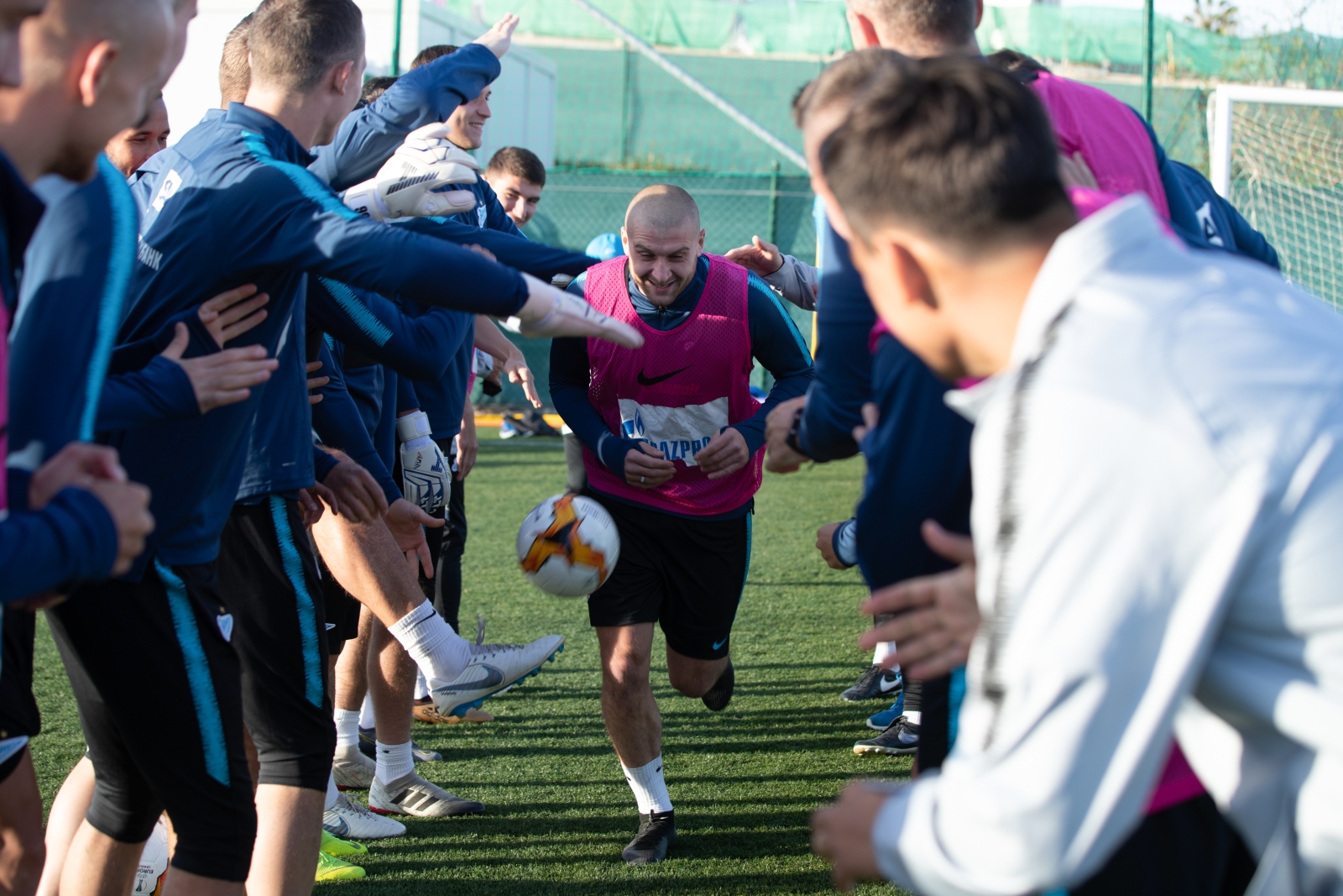 «Газпром»-тренировочные сборы в Испании: 31 января, вечерняя тренировка