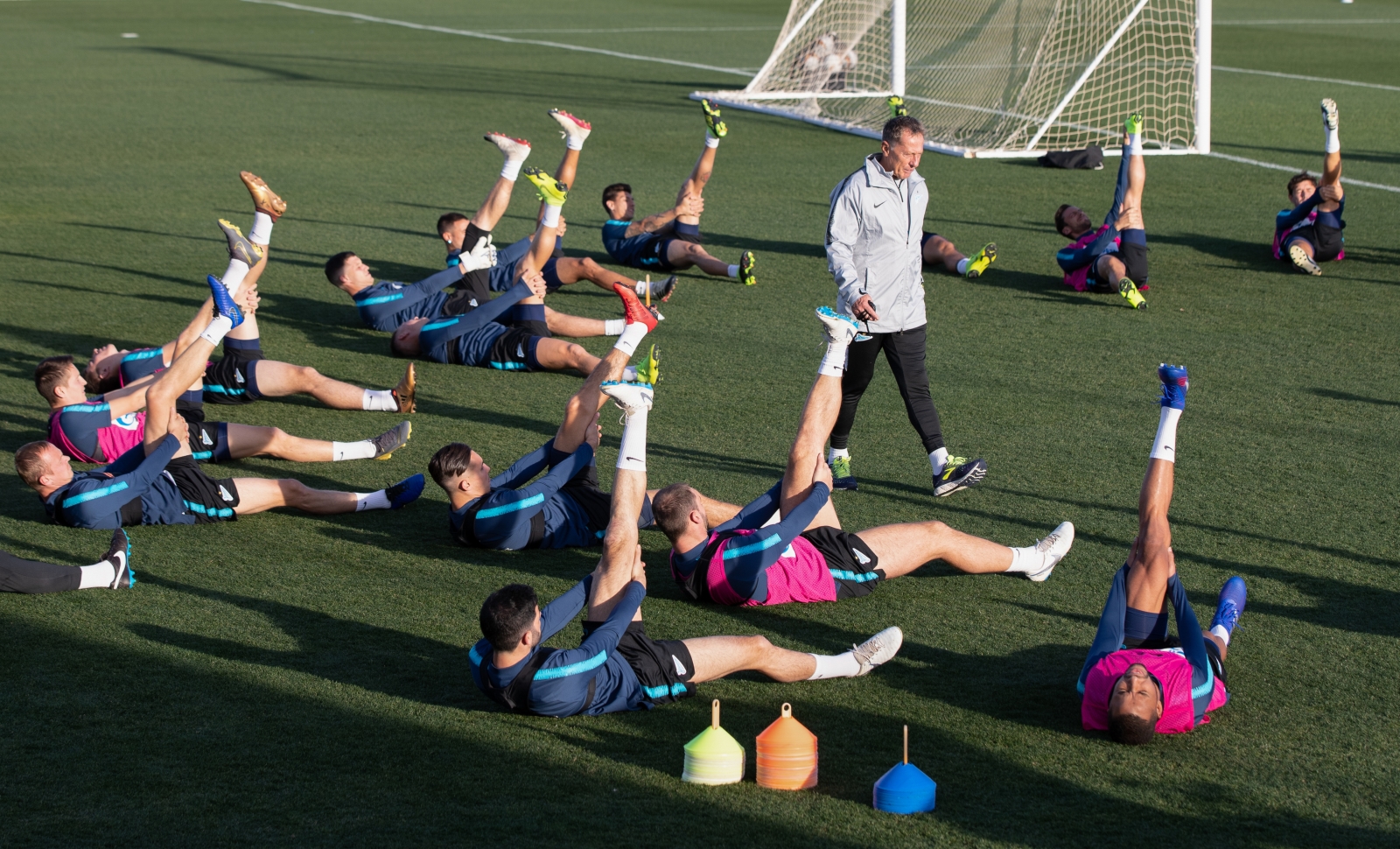 «Газпром»-тренировочные сборы в Испании: 31 января, вечерняя тренировка