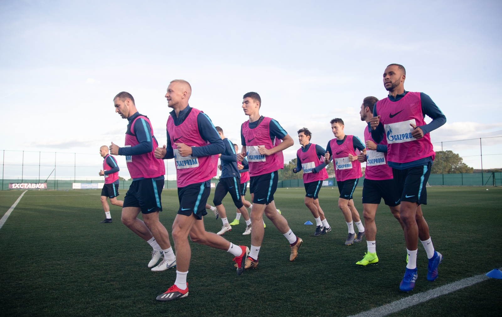 «Газпром»-тренировочные сборы в Испании: 31 января, вечерняя тренировка