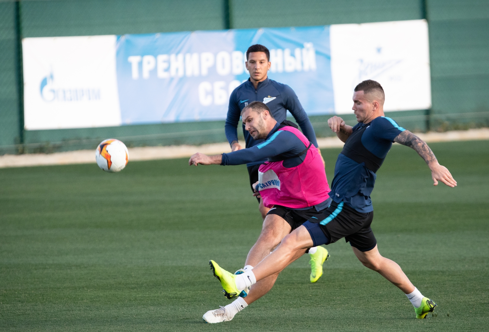 «Газпром»-тренировочные сборы в Испании: 31 января, вечерняя тренировка