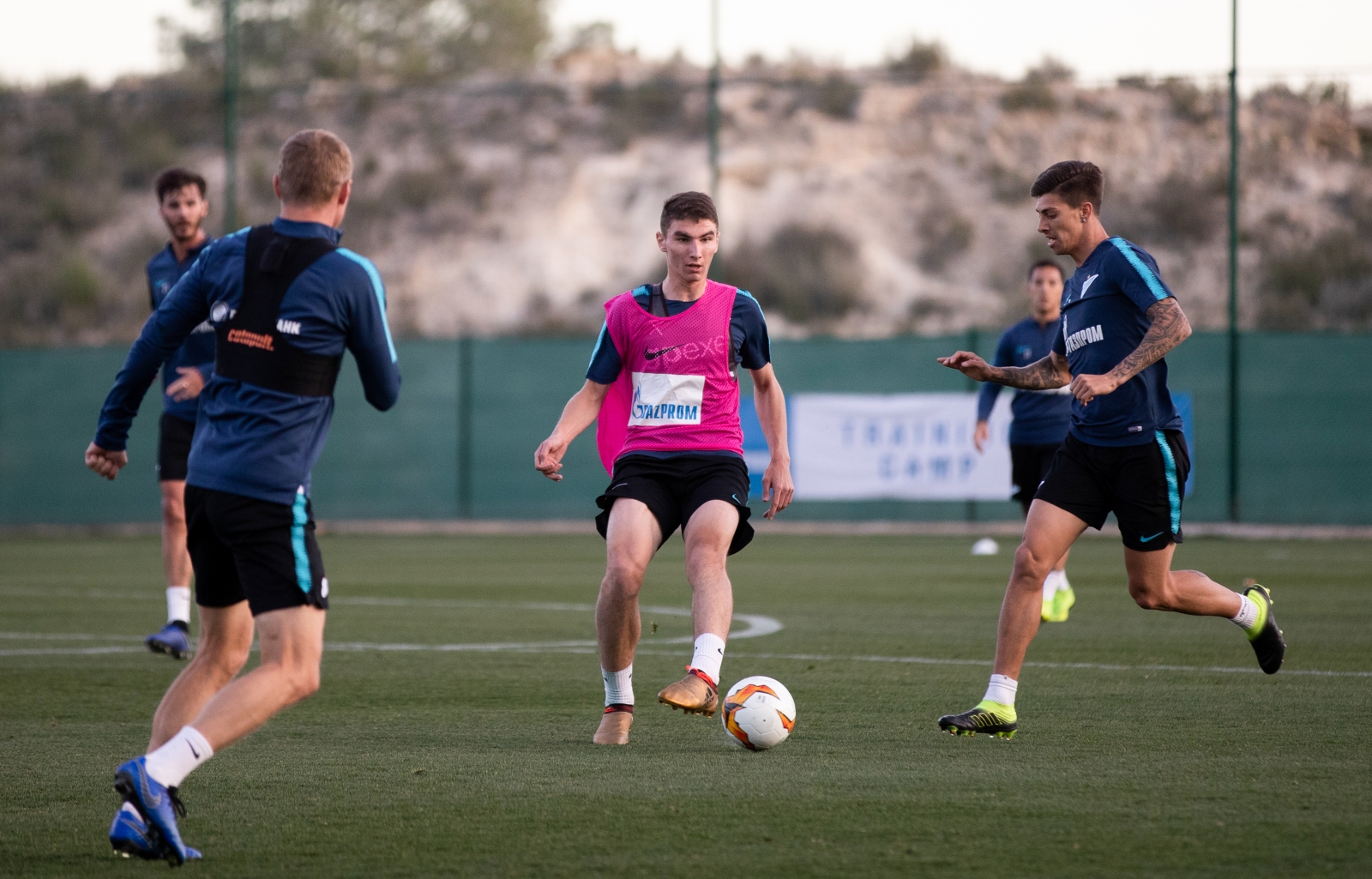«Газпром»-тренировочные сборы в Испании: 31 января, вечерняя тренировка