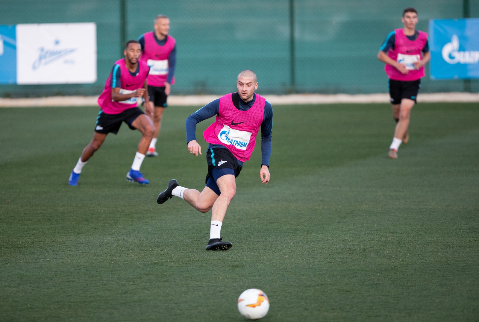 «Газпром»-тренировочные сборы в Испании: 31 января, вечерняя тренировка