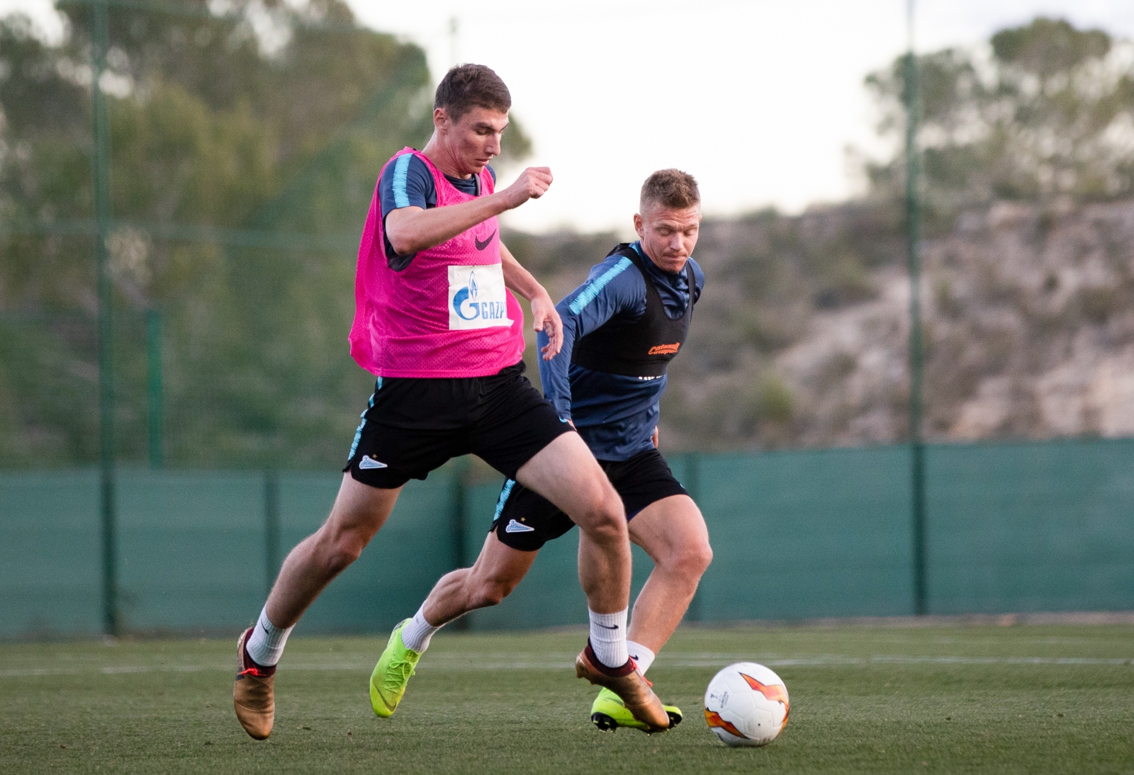 «Газпром»-тренировочные сборы в Испании: 31 января, вечерняя тренировка