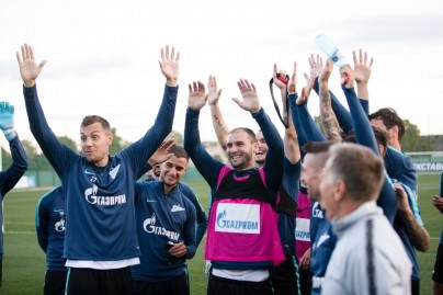 «Газпром»-тренировочные сборы в Испании: 31 января, вечерняя тренировка