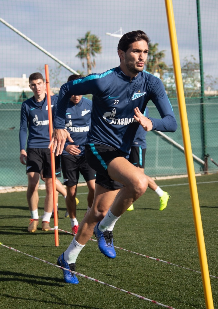 «Газпром»-тренировочные сборы в Испании: 1 февраля, утренняя тренировка