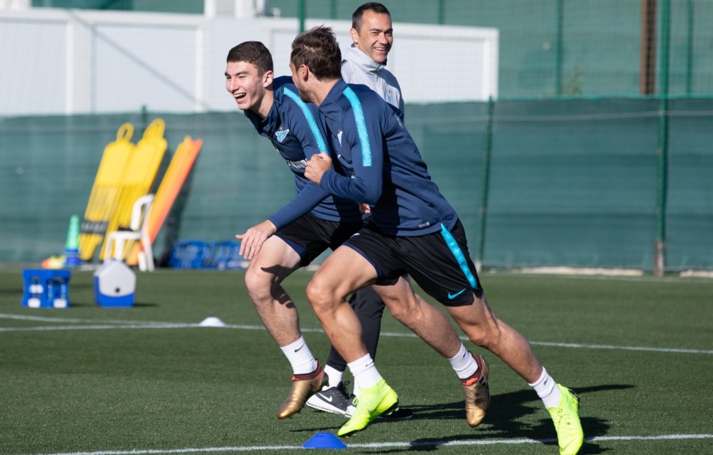 «Газпром»-тренировочные сборы в Испании: 1 февраля, утренняя тренировка