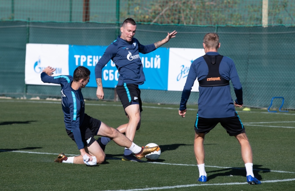 «Газпром»-тренировочные сборы в Испании: 1 февраля, утренняя тренировка