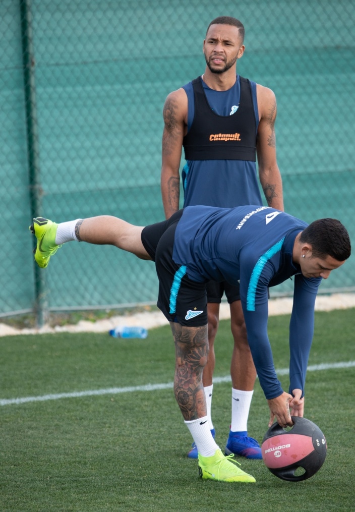 «Газпром»-тренировочные сборы в Испании: 1 февраля, утренняя тренировка