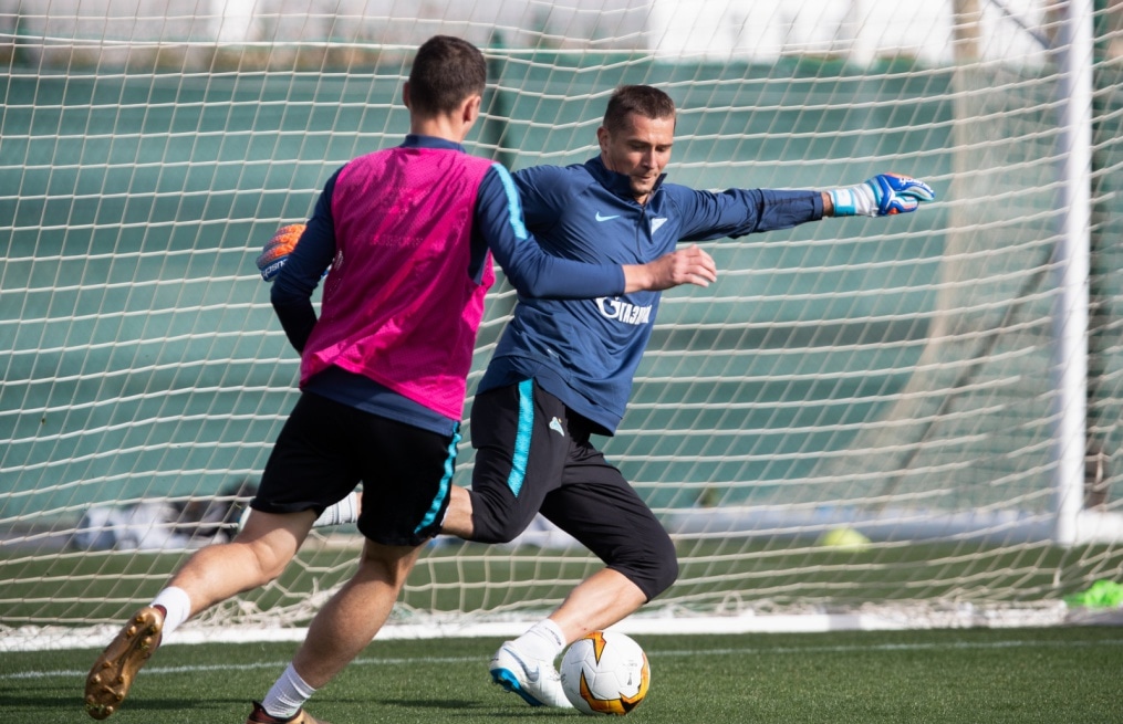 «Газпром»-тренировочные сборы в Испании: 1 февраля, утренняя тренировка
