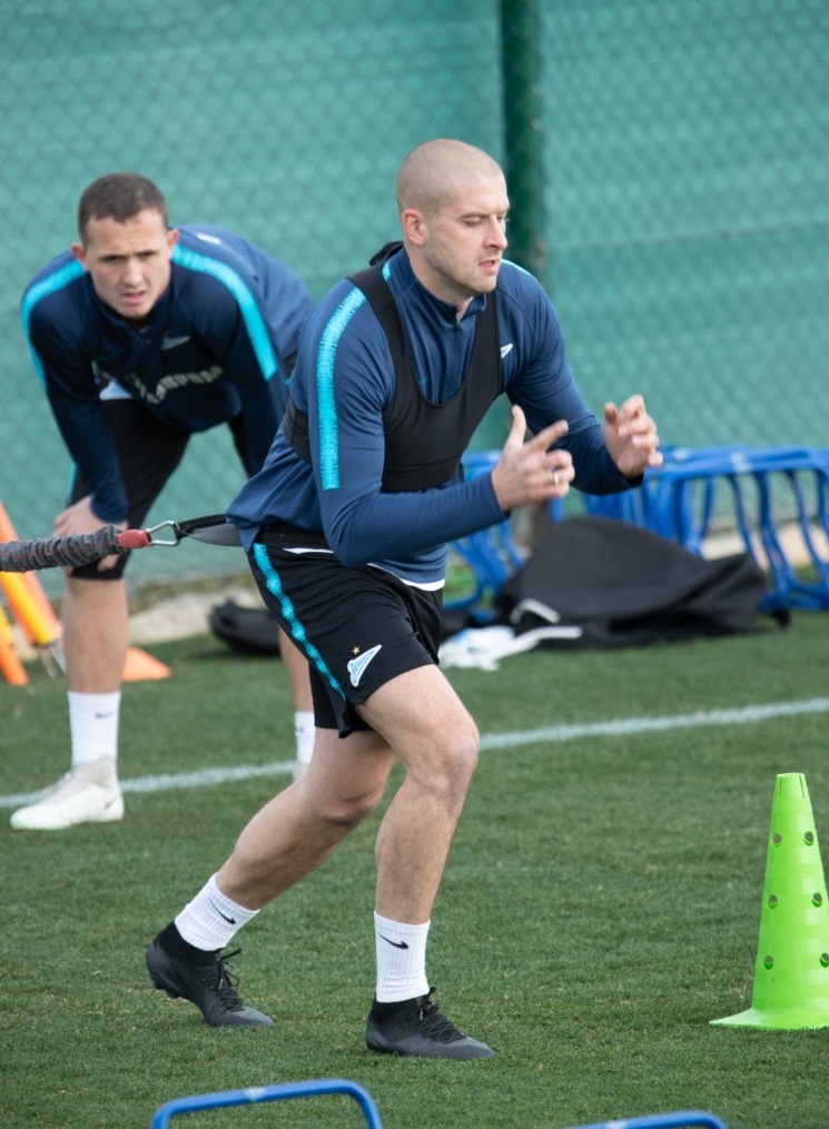 «Газпром»-тренировочные сборы в Испании: 1 февраля, утренняя тренировка