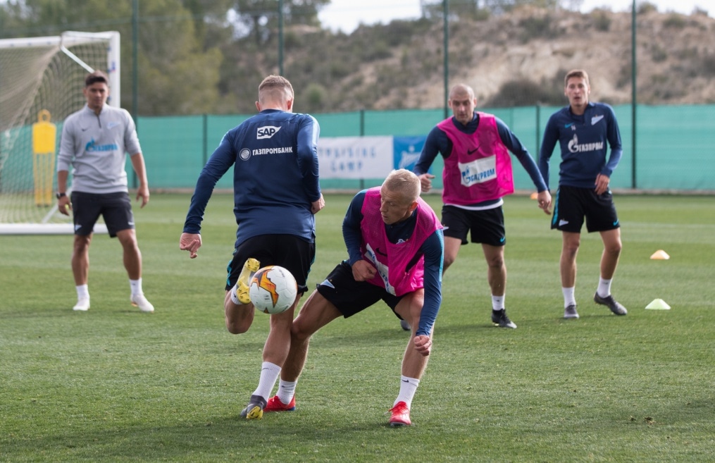 «Газпром»-тренировочные сборы в Испании: 1 февраля, утренняя тренировка