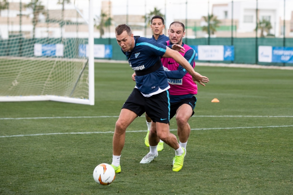 «Газпром»-тренировочные сборы в Испании: 1 февраля, утренняя тренировка