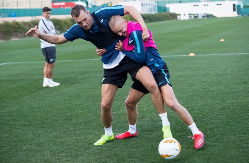 «Газпром»-тренировочные сборы в Испании: 1 февраля, утренняя тренировка