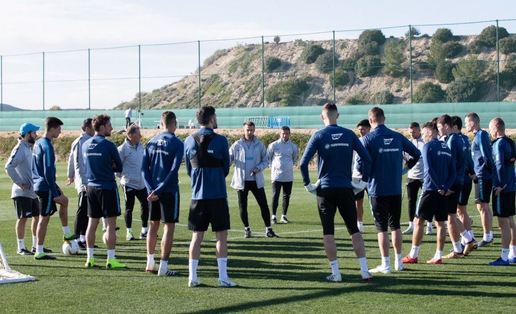 «Газпром»-тренировочные сборы в Испании: 1 февраля, утренняя тренировка