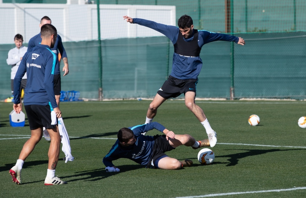 «Газпром»-тренировочные сборы в Испании: 1 февраля, утренняя тренировка
