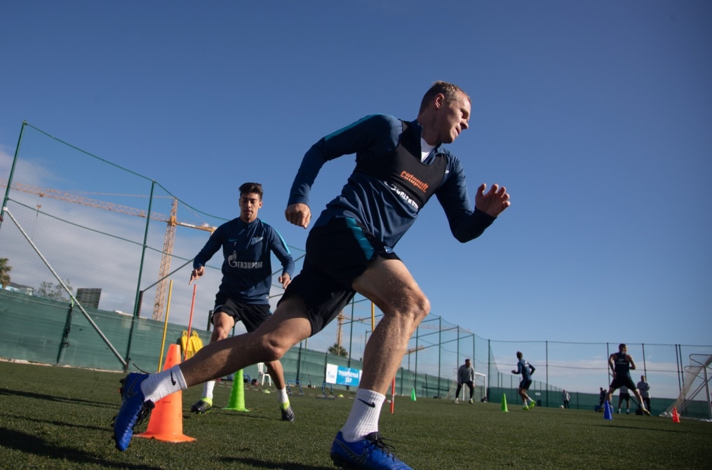«Газпром»-тренировочные сборы в Испании: 1 февраля, утренняя тренировка