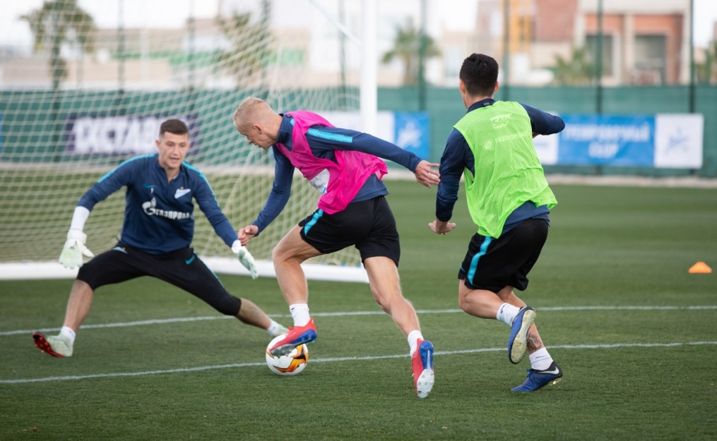 «Газпром»-тренировочные сборы в Испании: 1 февраля, утренняя тренировка
