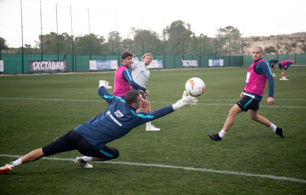 «Газпром»-тренировочные сборы в Испании: 1 февраля, утренняя тренировка