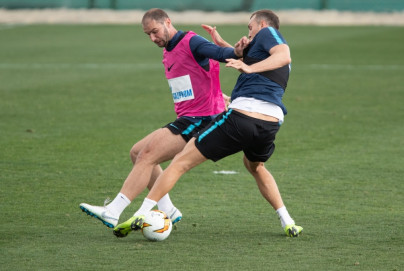 «Газпром»-тренировочные сборы в Испании: 1 февраля, утренняя тренировка