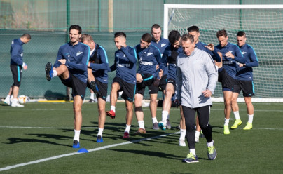 «Газпром»-тренировочные сборы в Испании: 1 февраля, утренняя тренировка