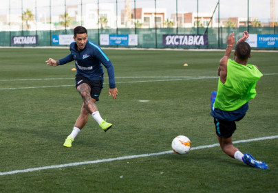 «Газпром»-тренировочные сборы в Испании: 1 февраля, утренняя тренировка