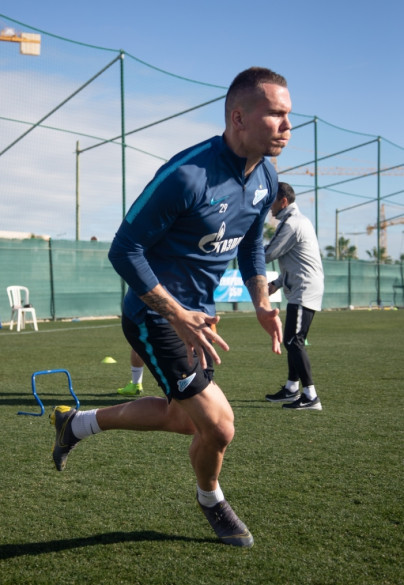 «Газпром»-тренировочные сборы в Испании: 1 февраля, утренняя тренировка