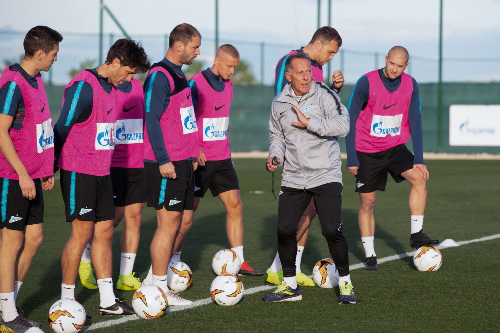 «Газпром»-тренировочные сборы: 1 февраля, вечерняя тренировка