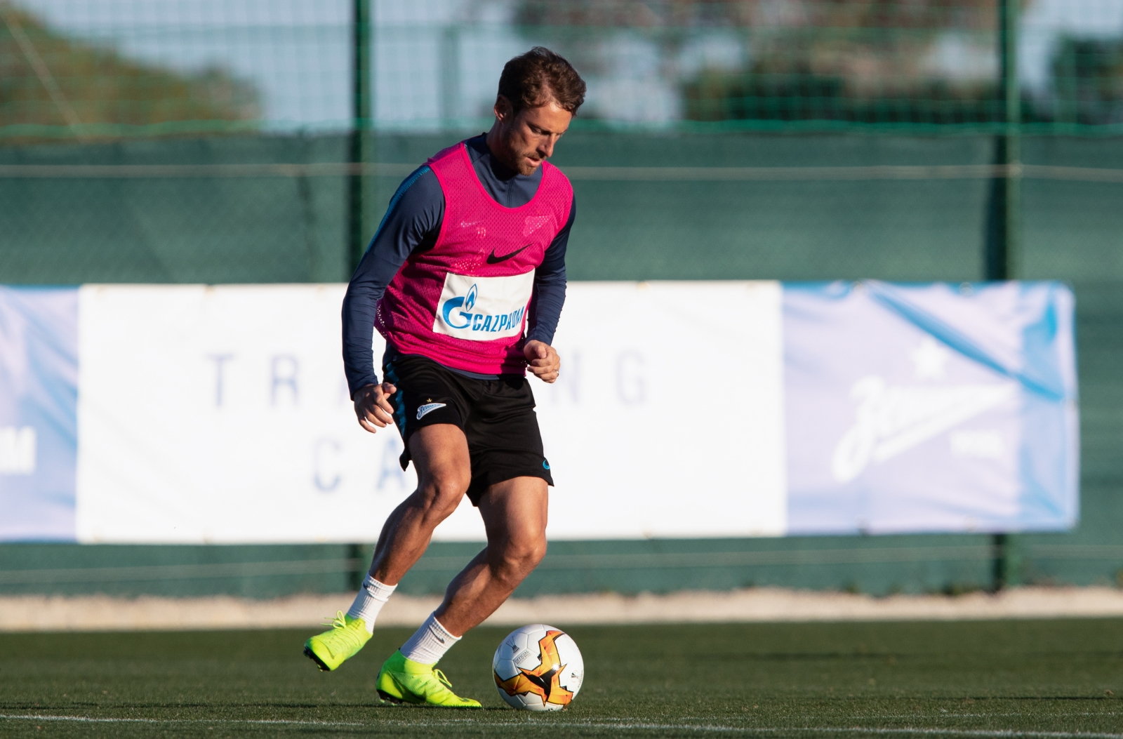 «Газпром»-тренировочные сборы: 1 февраля, вечерняя тренировка