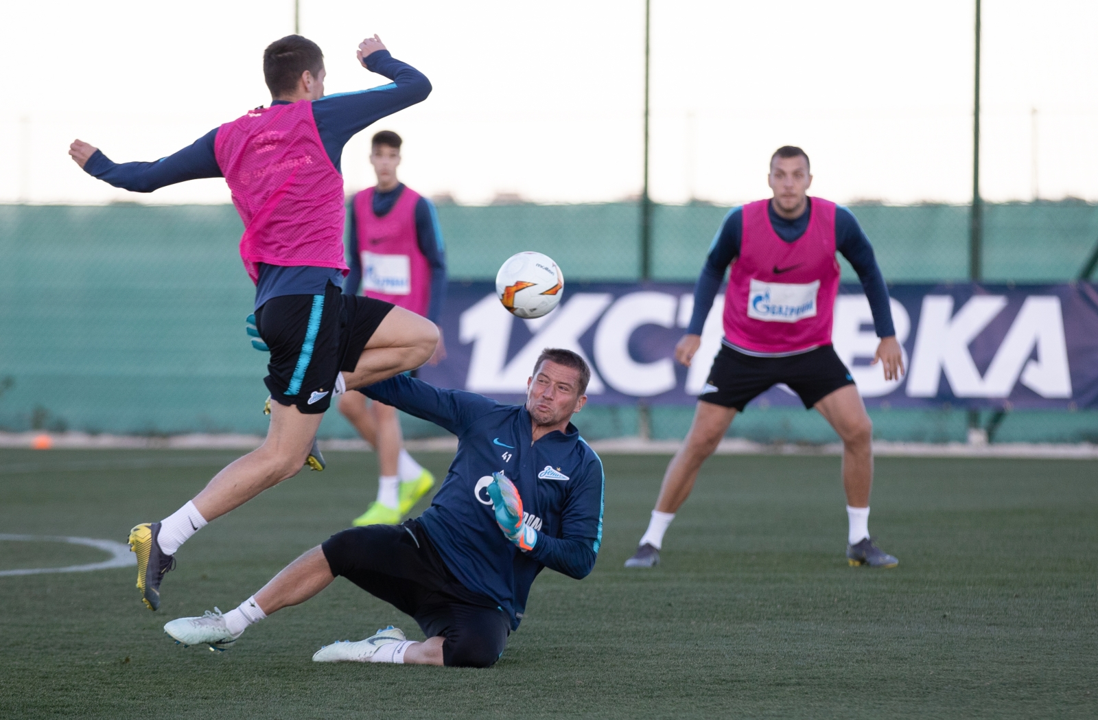 «Газпром»-тренировочные сборы: 1 февраля, вечерняя тренировка