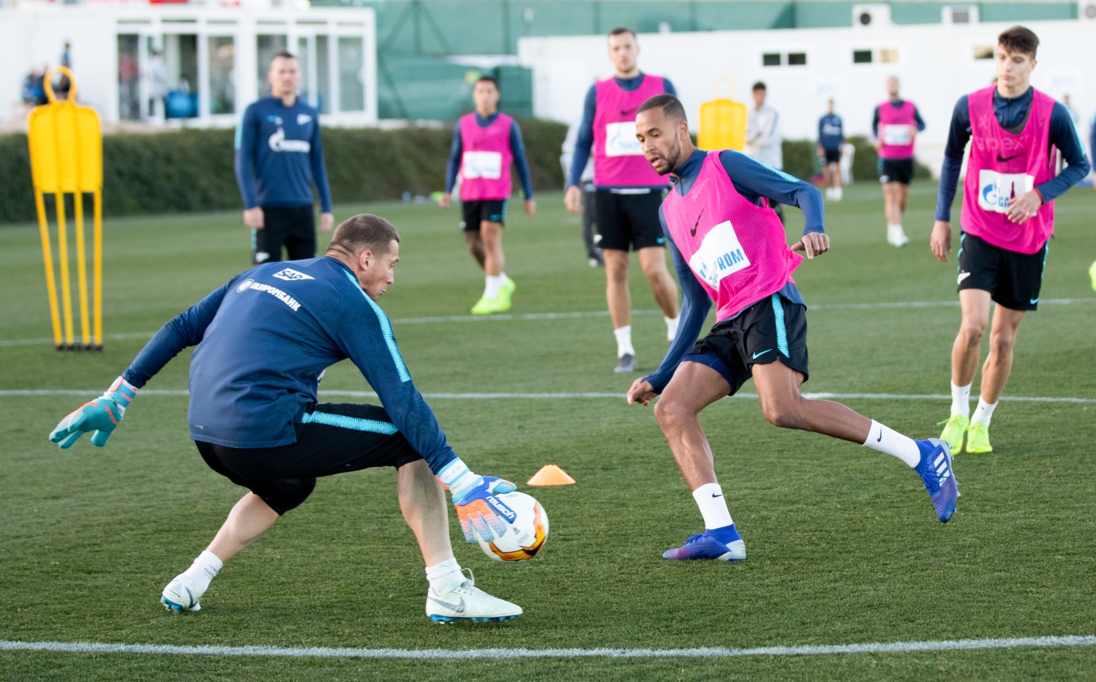 «Газпром»-тренировочные сборы: 1 февраля, вечерняя тренировка