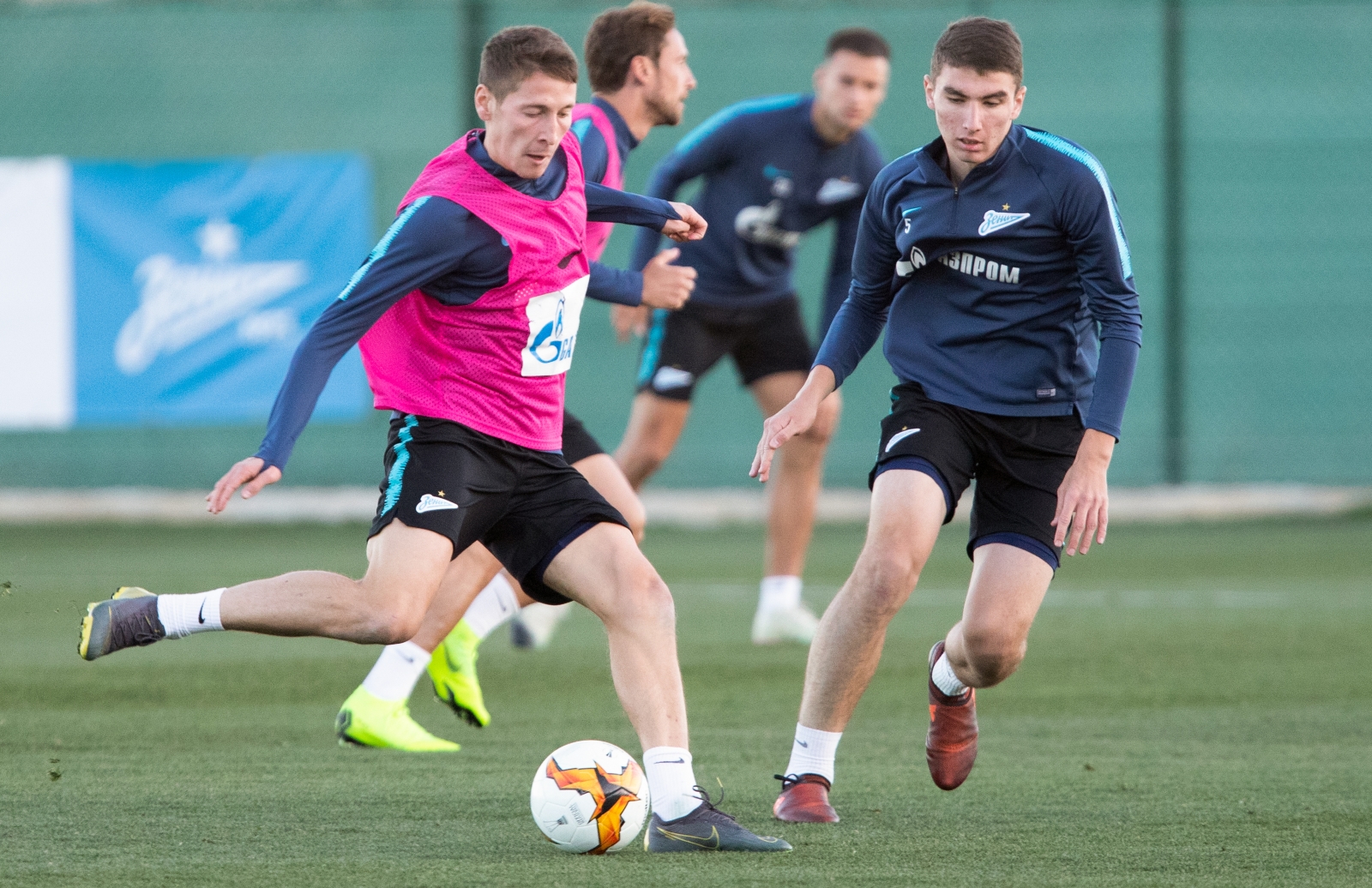 «Газпром»-тренировочные сборы: 1 февраля, вечерняя тренировка