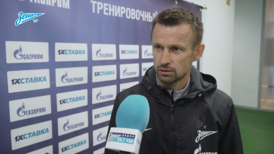 Сергей Семак на «Зенит-ТВ»: «Важно, чтобы каждый игрок провёл по одному полному матчу»
