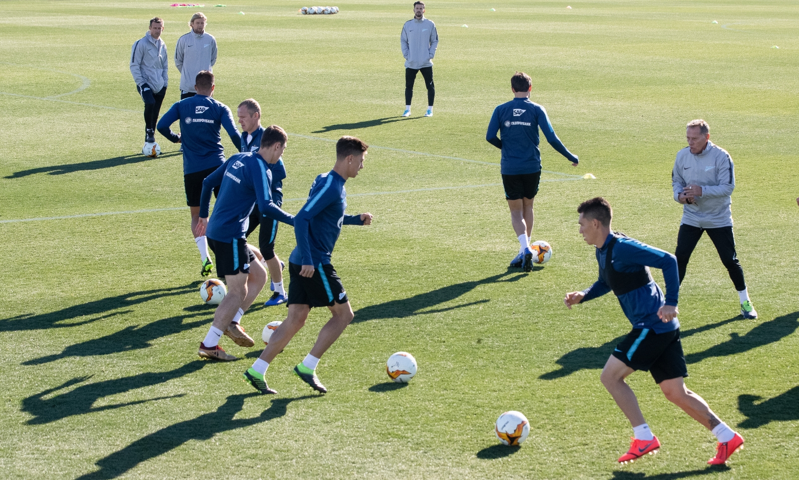 «Газпром»-тренировочные сборы в Испании: 5 февраля, утренняя тренировка