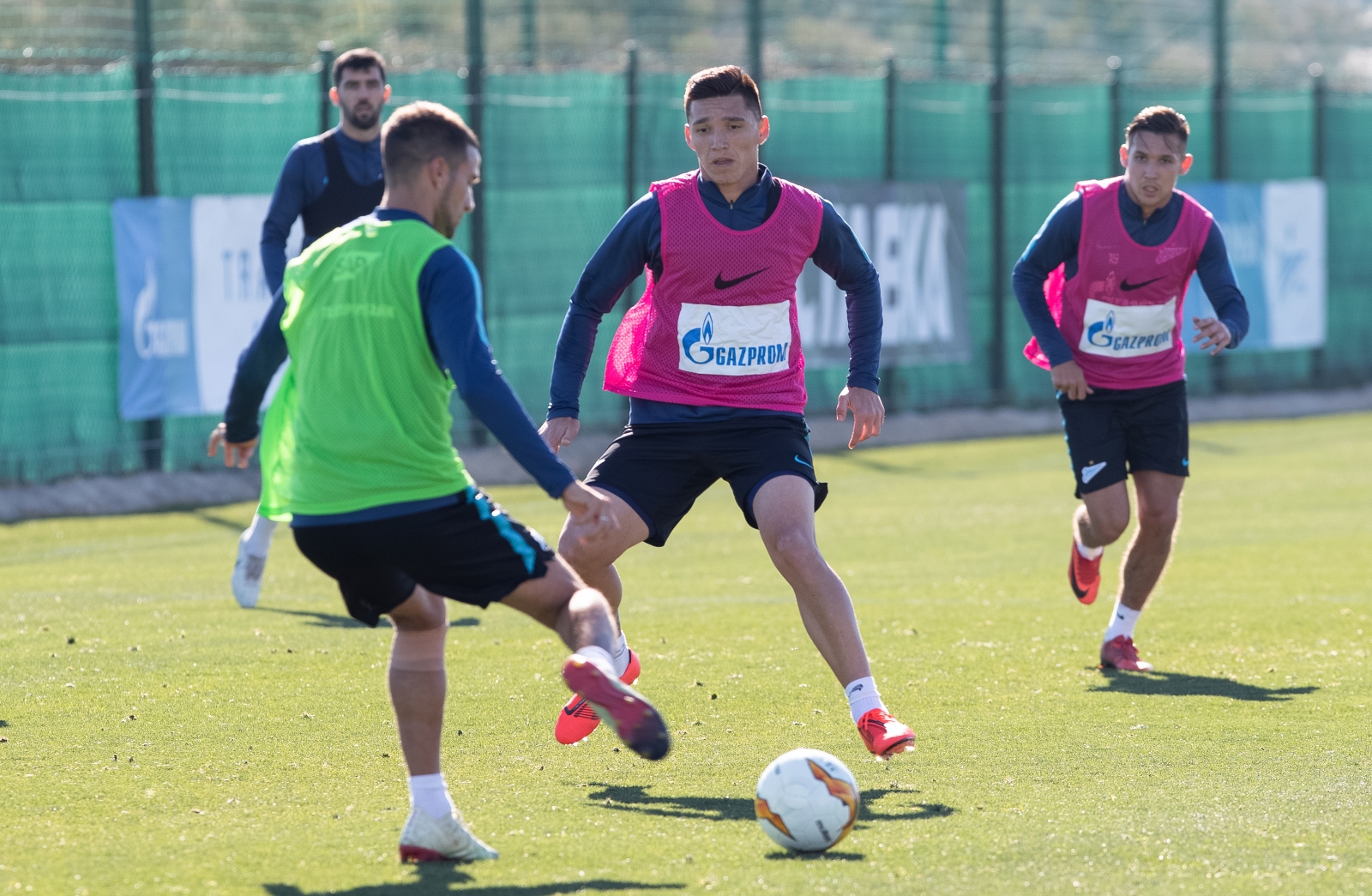 «Газпром»-тренировочные сборы в Испании: 5 февраля, утренняя тренировка