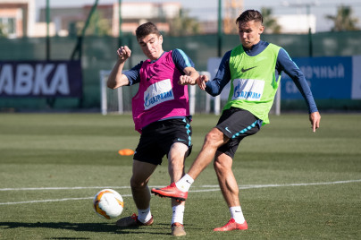 «Газпром»-тренировочные сборы в Испании: 5 февраля, утренняя тренировка