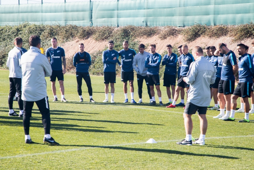 «Газпром»-тренировочные сборы в Испании: 7 февраля, утренняя тренировка