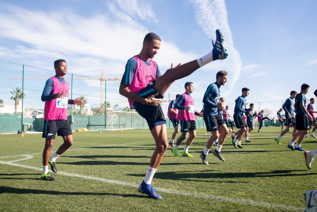 «Газпром»-тренировочные сборы в Испании: 7 февраля, утренняя тренировка