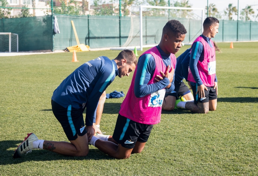 «Газпром»-тренировочные сборы в Испании: 7 февраля, утренняя тренировка