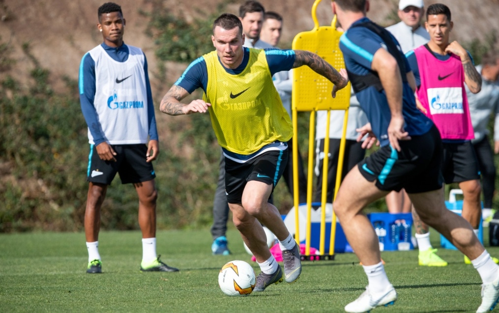 «Газпром»-тренировочные сборы в Испании: 7 февраля, утренняя тренировка