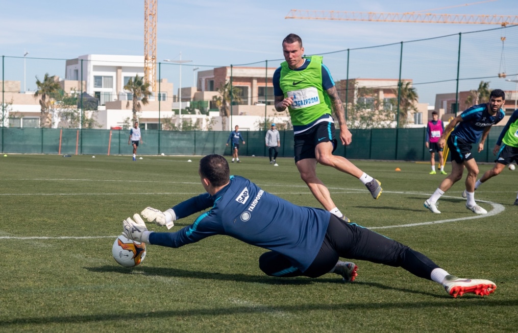 «Газпром»-тренировочные сборы в Испании: 7 февраля, утренняя тренировка