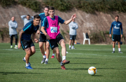 «Газпром»-тренировочные сборы в Испании: 7 февраля, утренняя тренировка