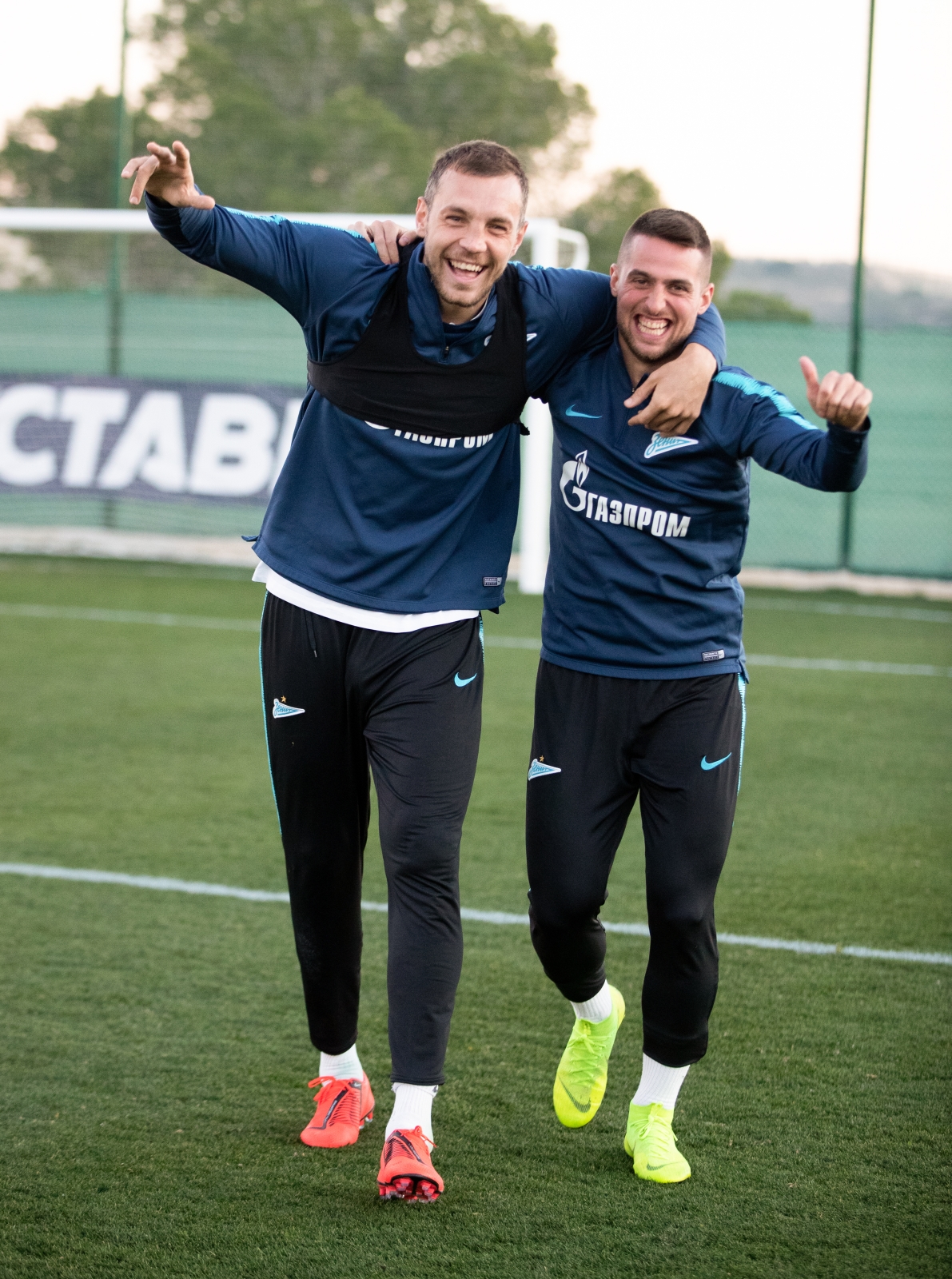 «Газпром»-тренировочные сборы в Испании: 7 февраля, вечерняя тренировка