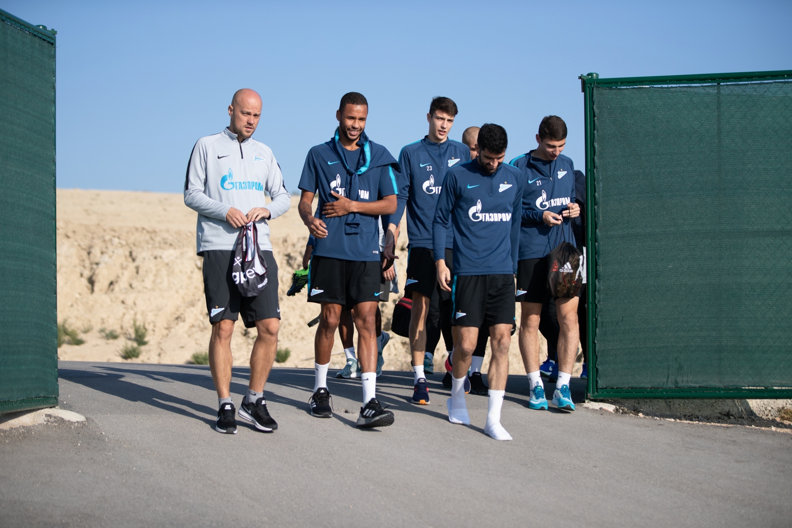 «Газпром»-тренировочные сборы в Испании: 8 февраля, утренняя тренировка