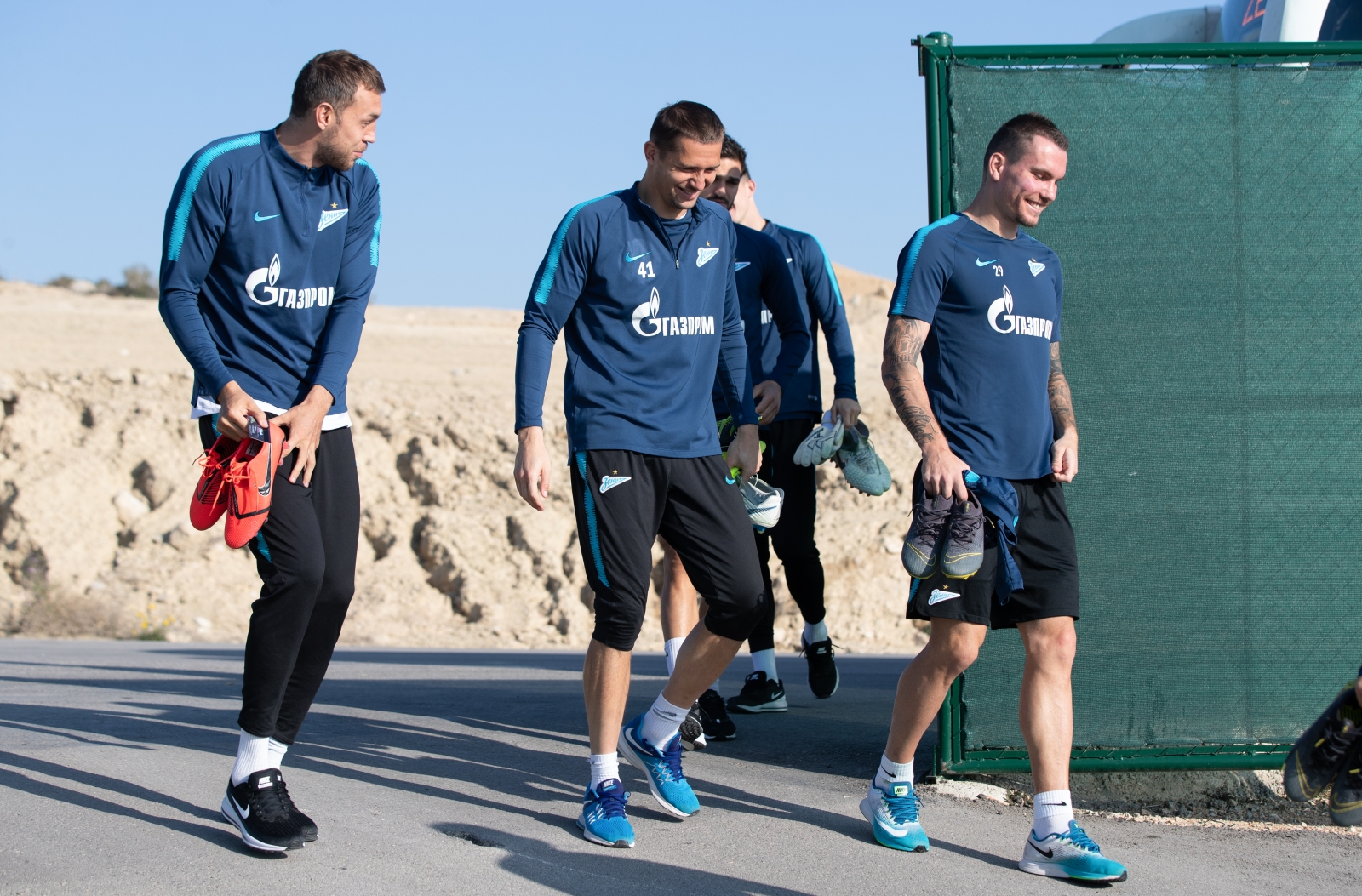 «Газпром»-тренировочные сборы в Испании: 8 февраля, утренняя тренировка