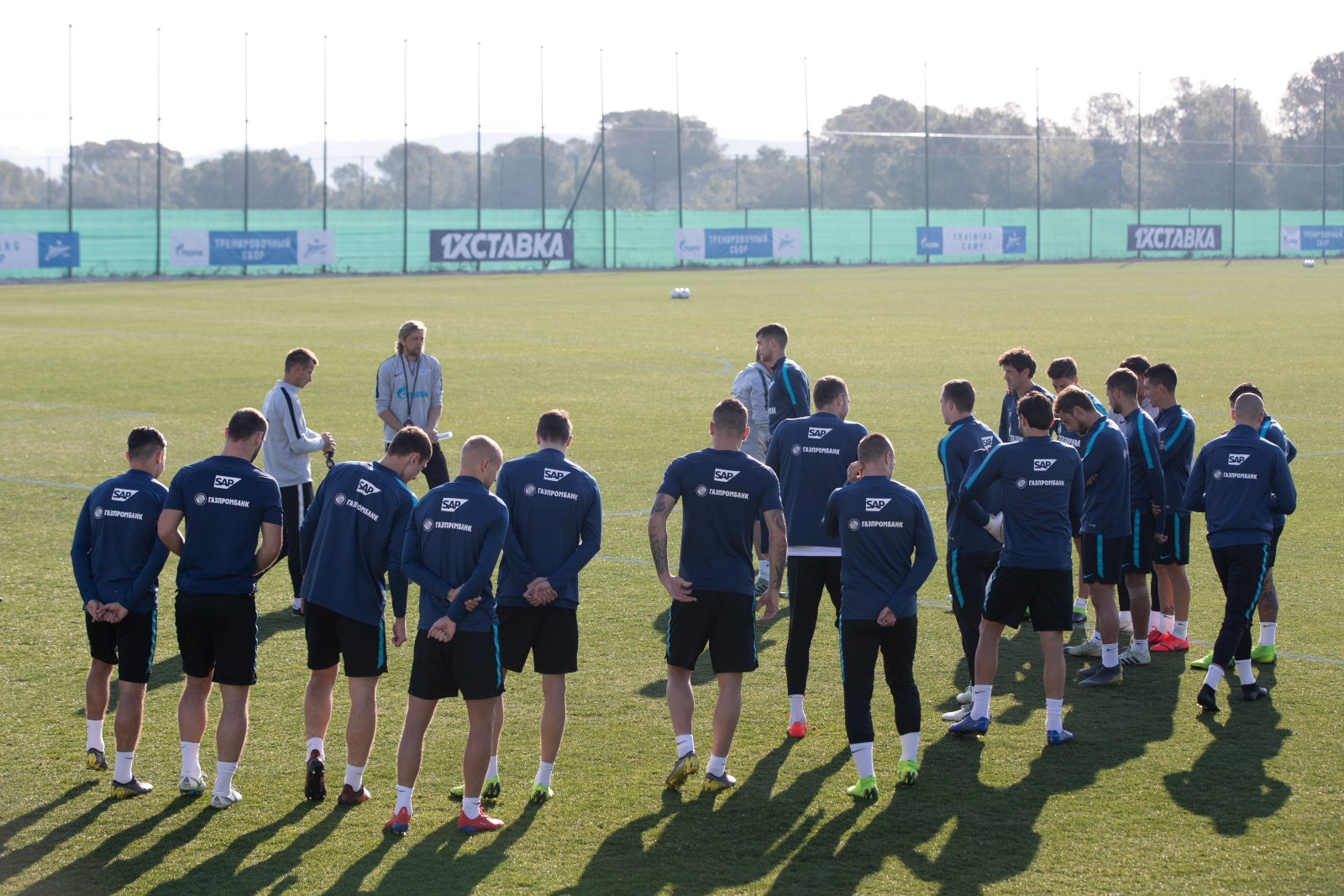 «Газпром»-тренировочные сборы в Испании: 8 февраля, утренняя тренировка