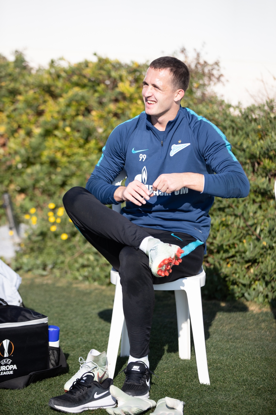 «Газпром»-тренировочные сборы в Испании: 8 февраля, утренняя тренировка