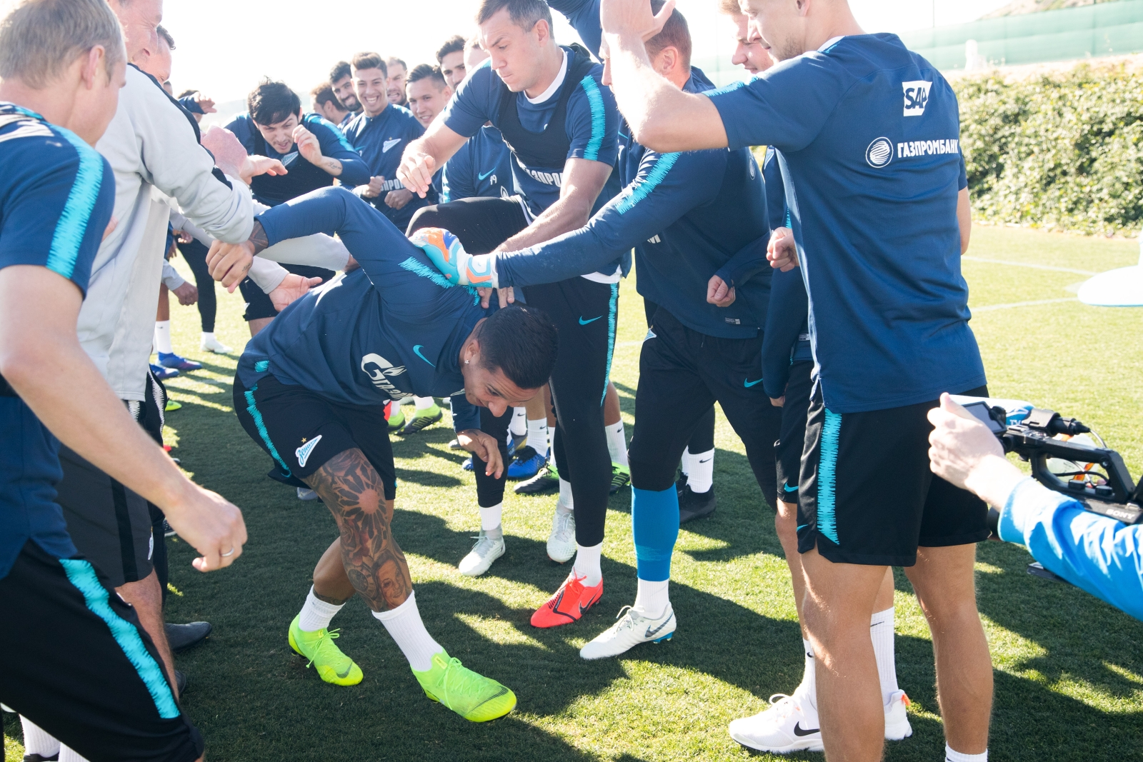 «Газпром»-тренировочные сборы в Испании: 9 февраля, утренняя тренировка
