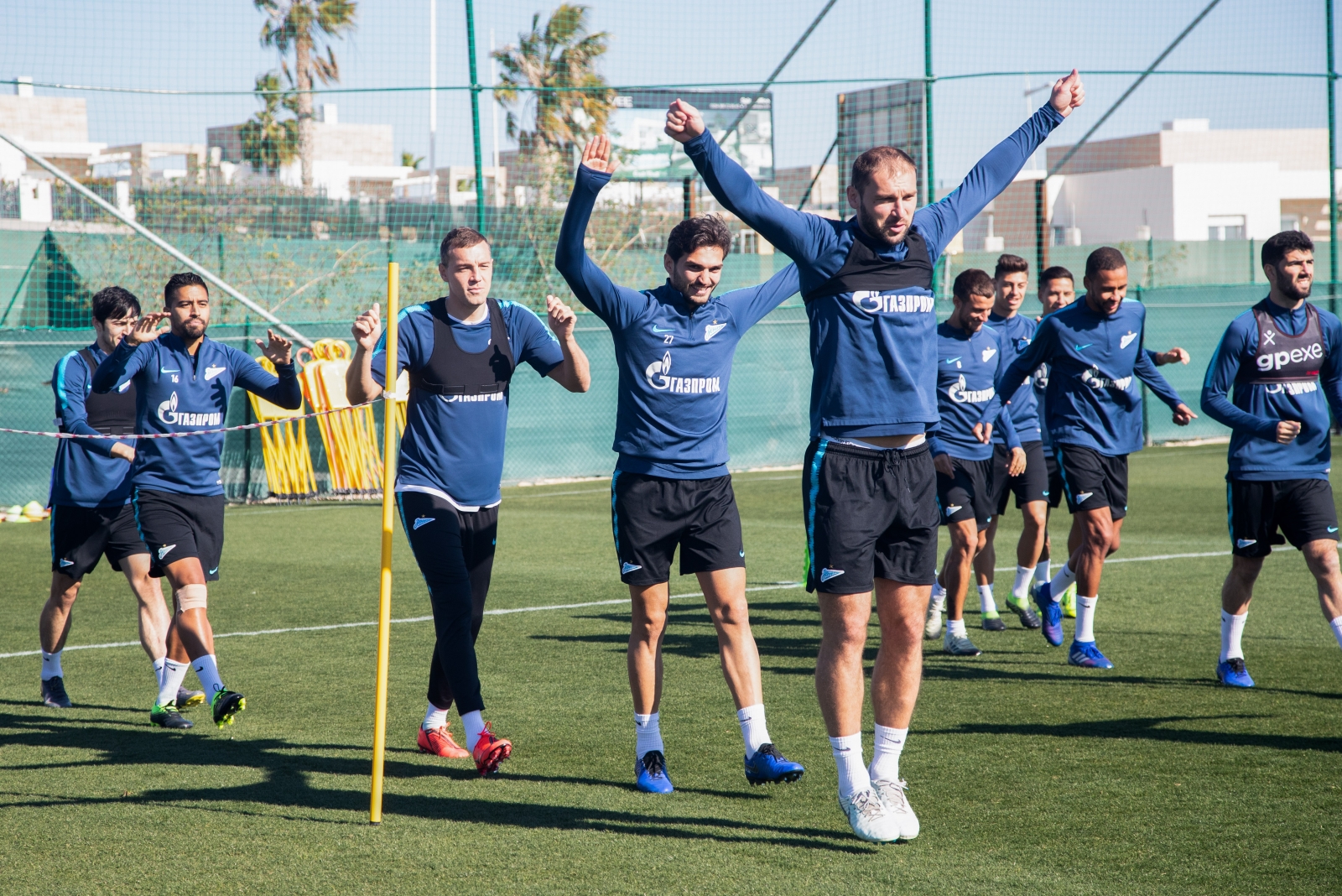 «Газпром»-тренировочные сборы в Испании: 9 февраля, утренняя тренировка